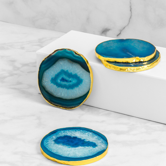 Agate Coaster Set (4ct)