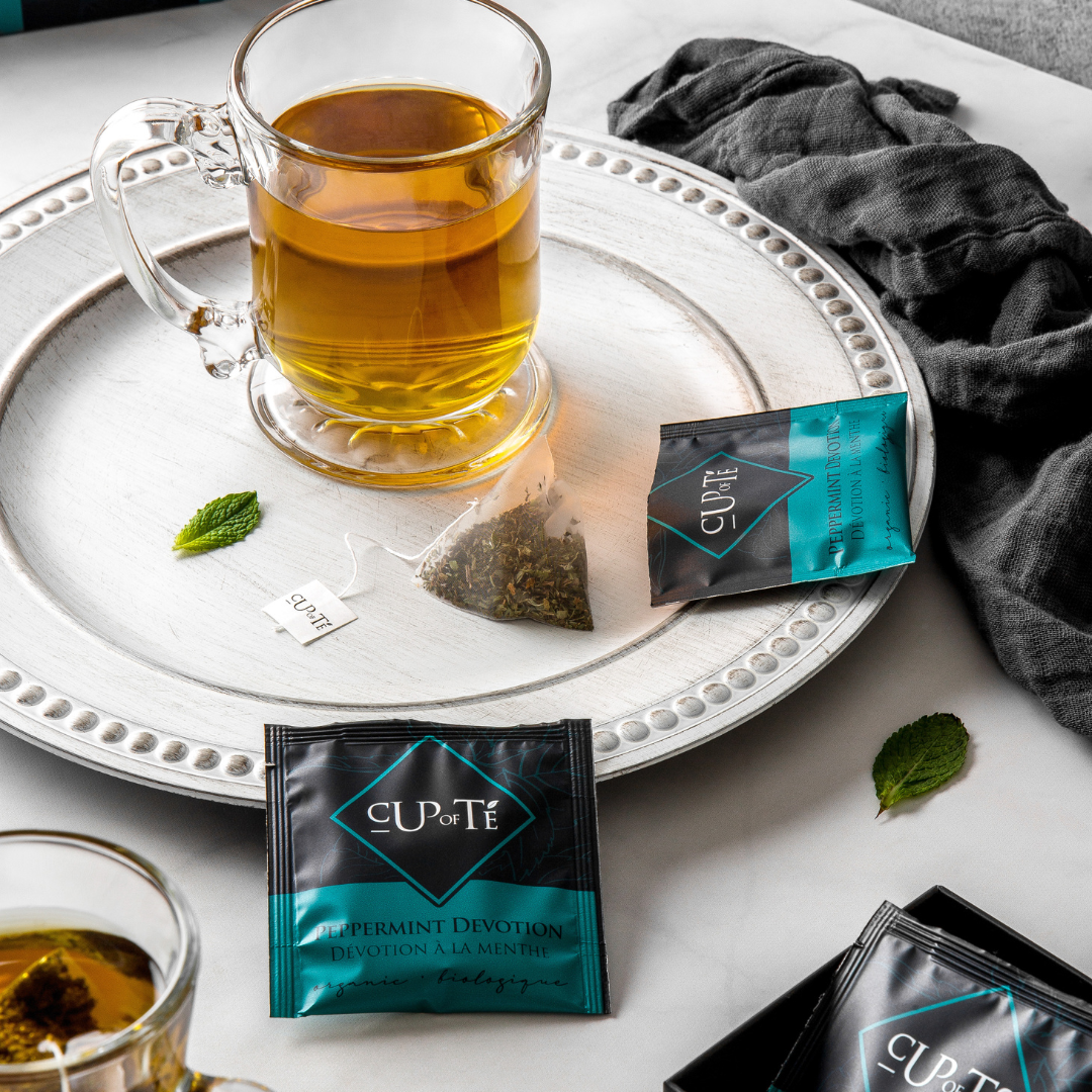 Peppermint Pyramid Tea Bag Sachets