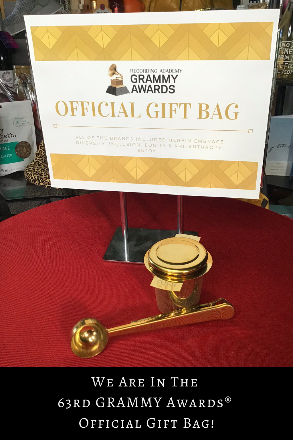 We Are In The  63rd GRAMMY Awards®  Official Gift Bag
