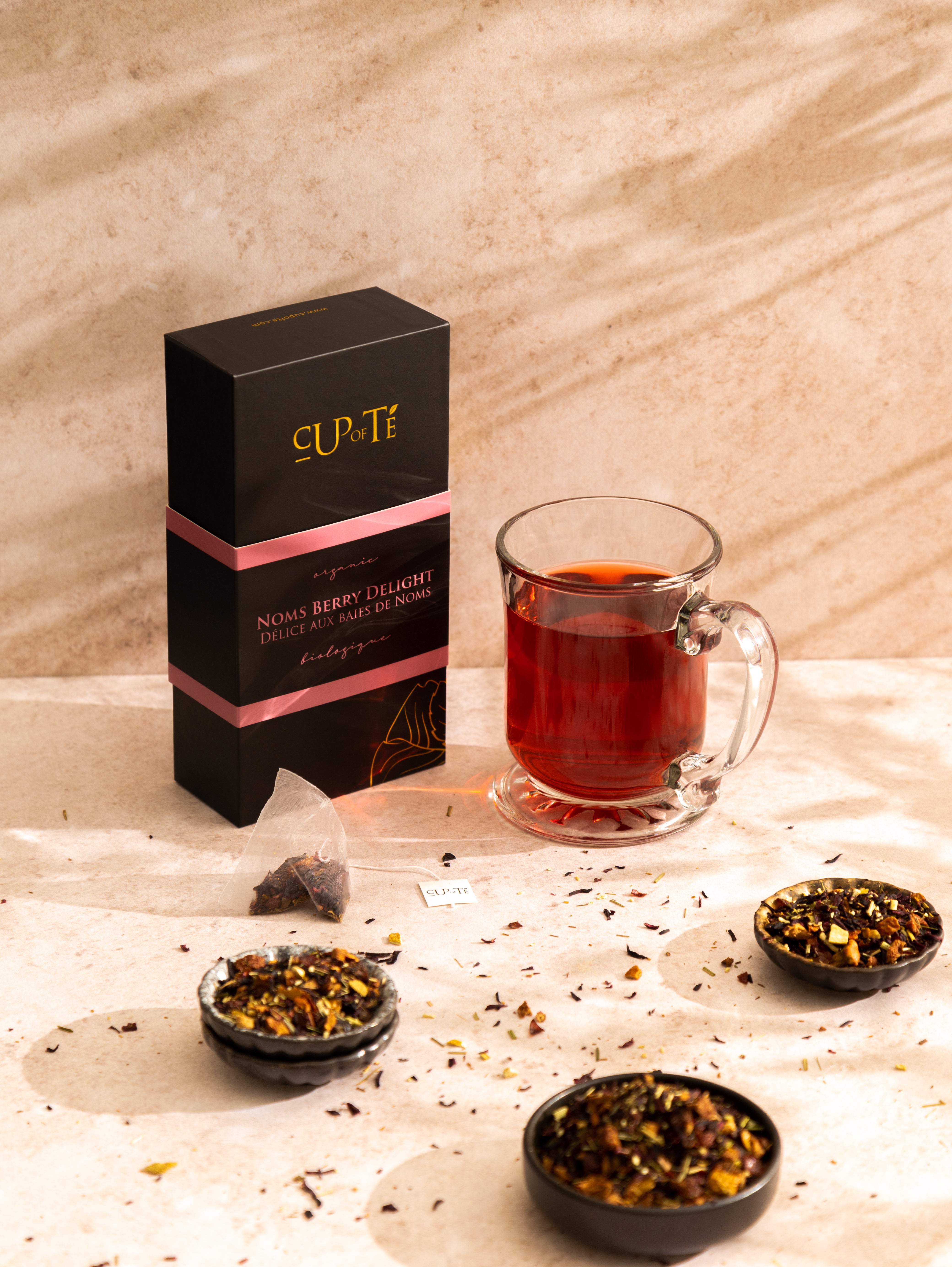 Noms Berry Delight Pyramid Tea Bag Sachets – Cup of Té