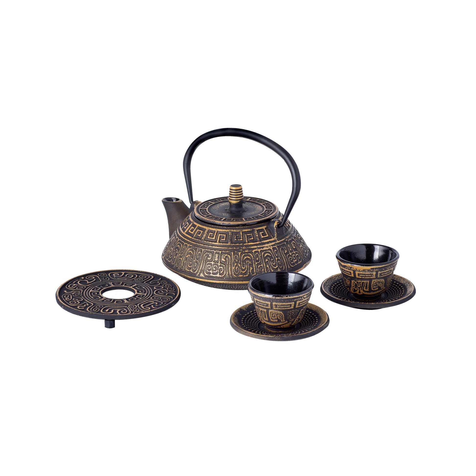 Iron Cast Teapot Set - Cup of Té