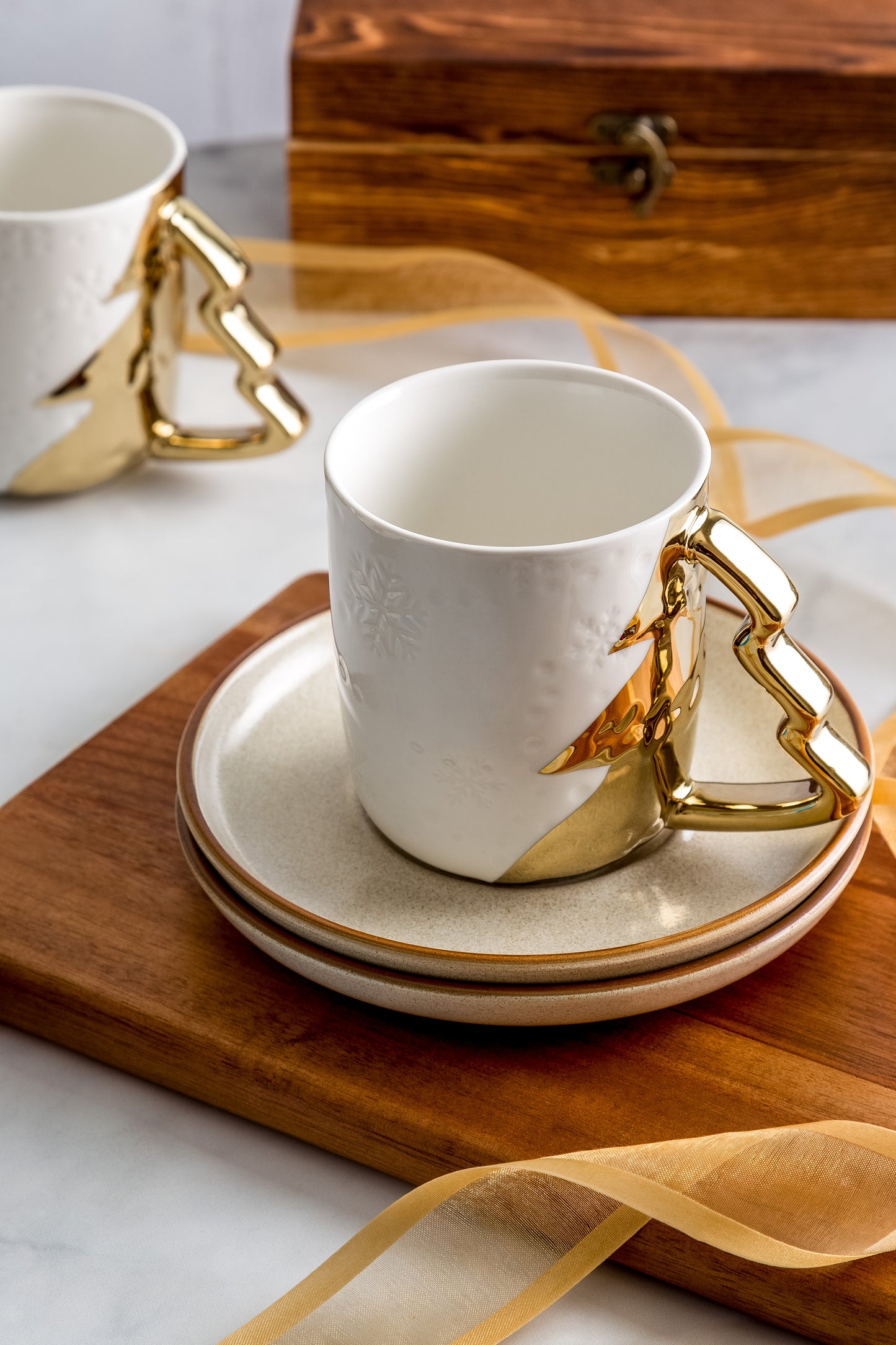 Gold Holiday Luxe Tree Mug