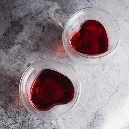 Heart Shaped Teacups Set